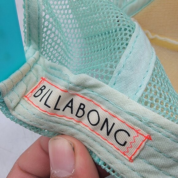 Billabong Hawaii Palm Trees Trucker Hat Cap Adjustable Casual Outdoors Summer - Picture 5 of 9